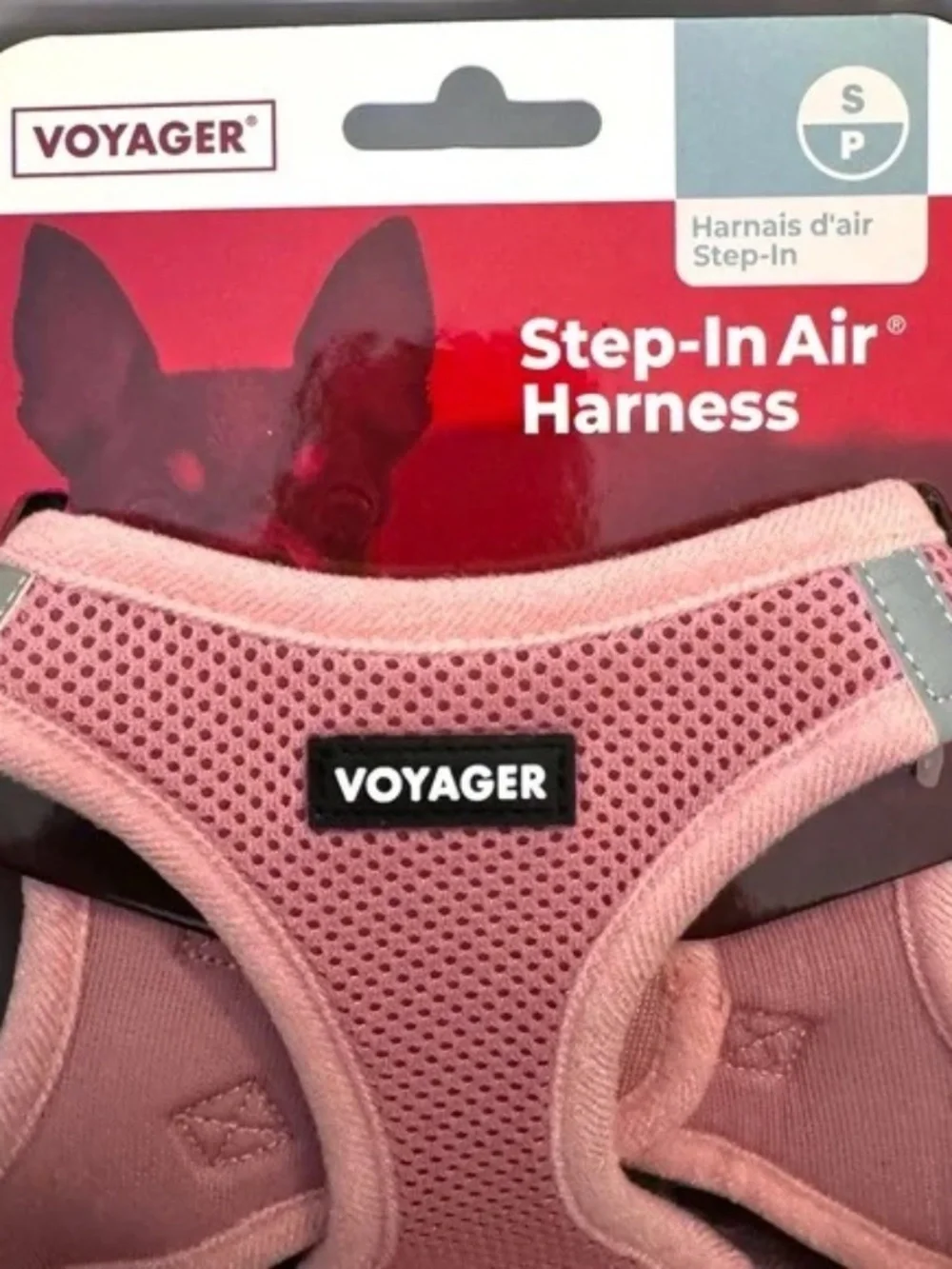 Voyager Step In Air Pink Dog Harness Small 14.5-16